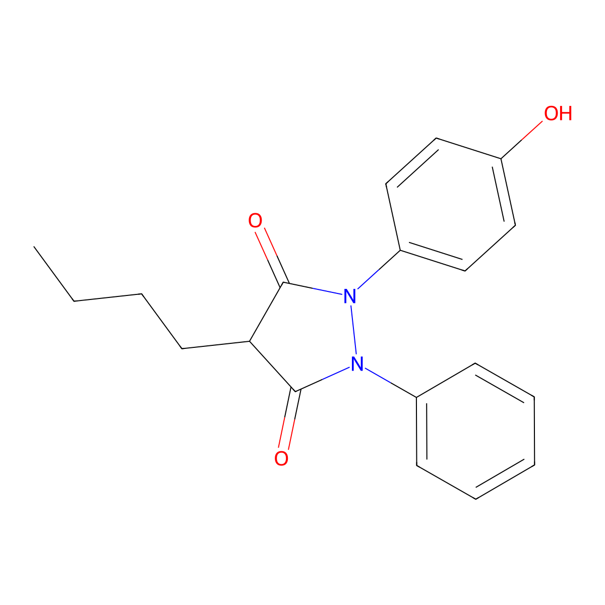 Oxazolidin molecular structure, CAS 129-20-4