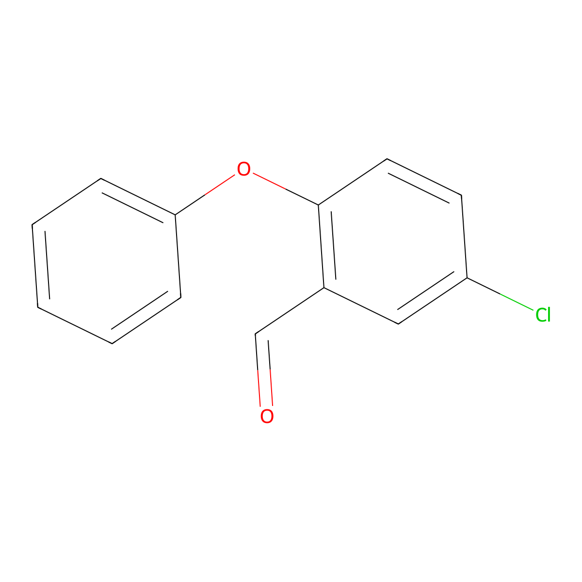 5-Chloro-2-phenoxybenzaldehyde molecular structure, CAS 1290052-60-6
