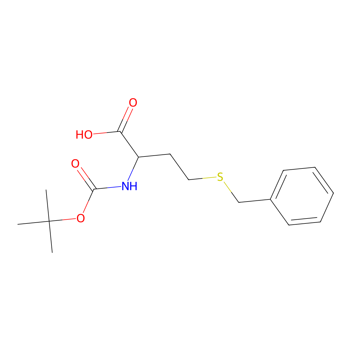 Boc-S-benzyl-DL-homocysteine molecular structure, CAS 1290053-06-3