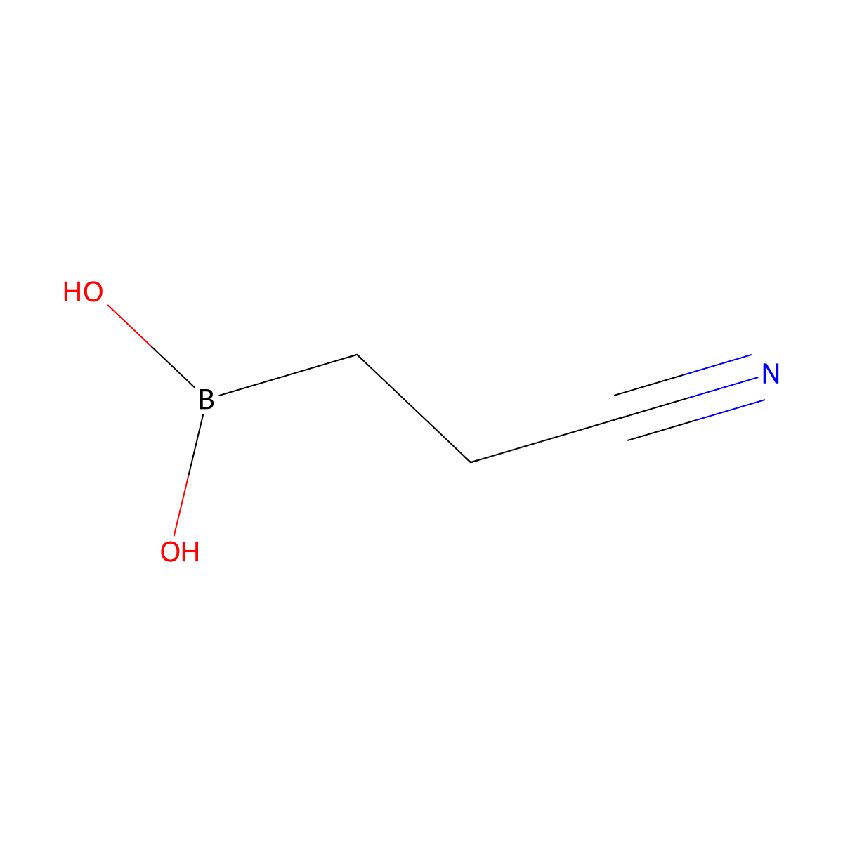 (2-Cyanoethyl)boronic acid molecular structure, CAS 1290145-72-0
