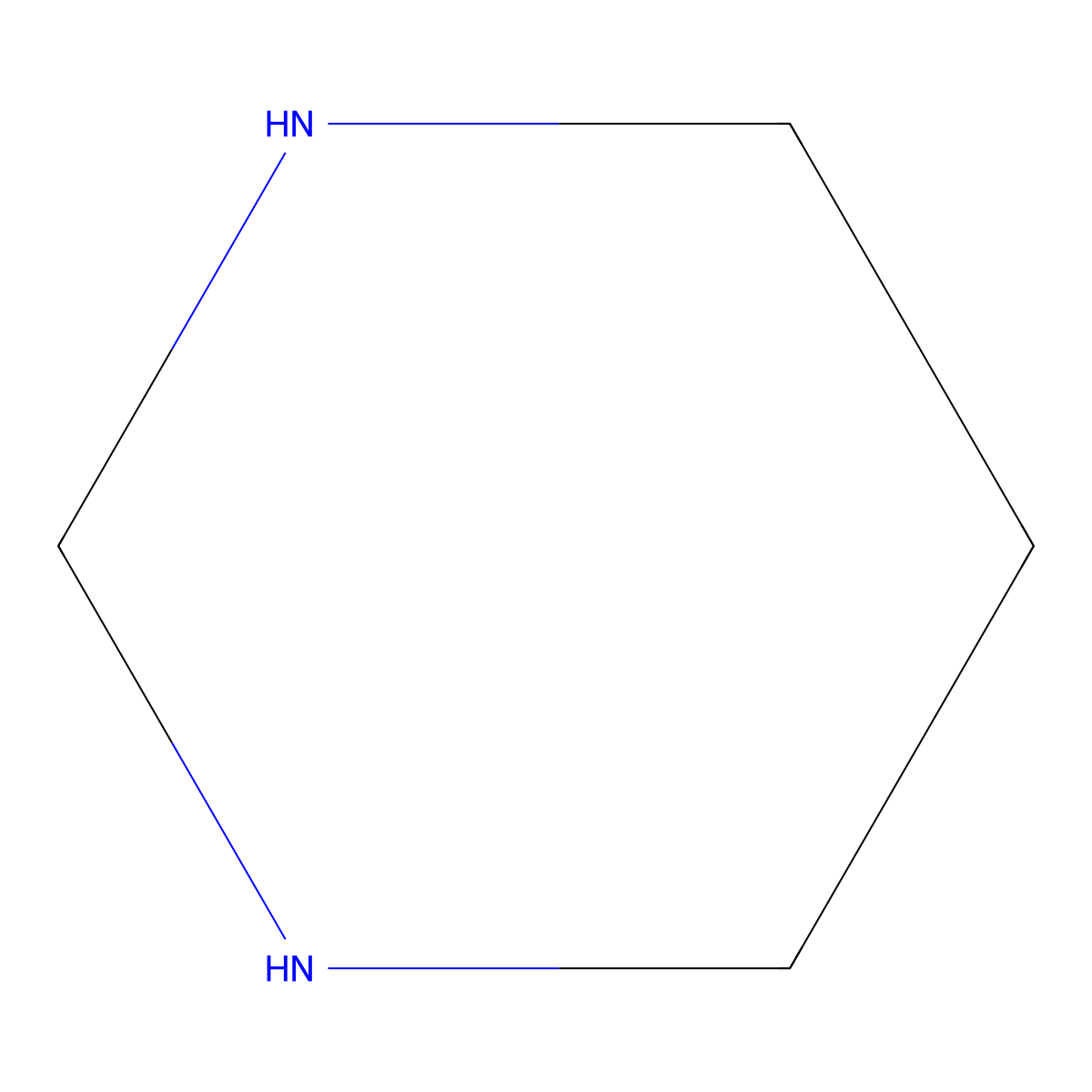 1,3-Diazacyclohexane molecular structure, CAS 129016-35-9