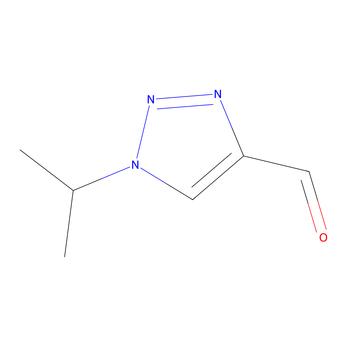 1-(1-Methylethyl)-1H-1,2,3-triazole-4-carboxaldehyde molecular structure, CAS 129027-64-1
