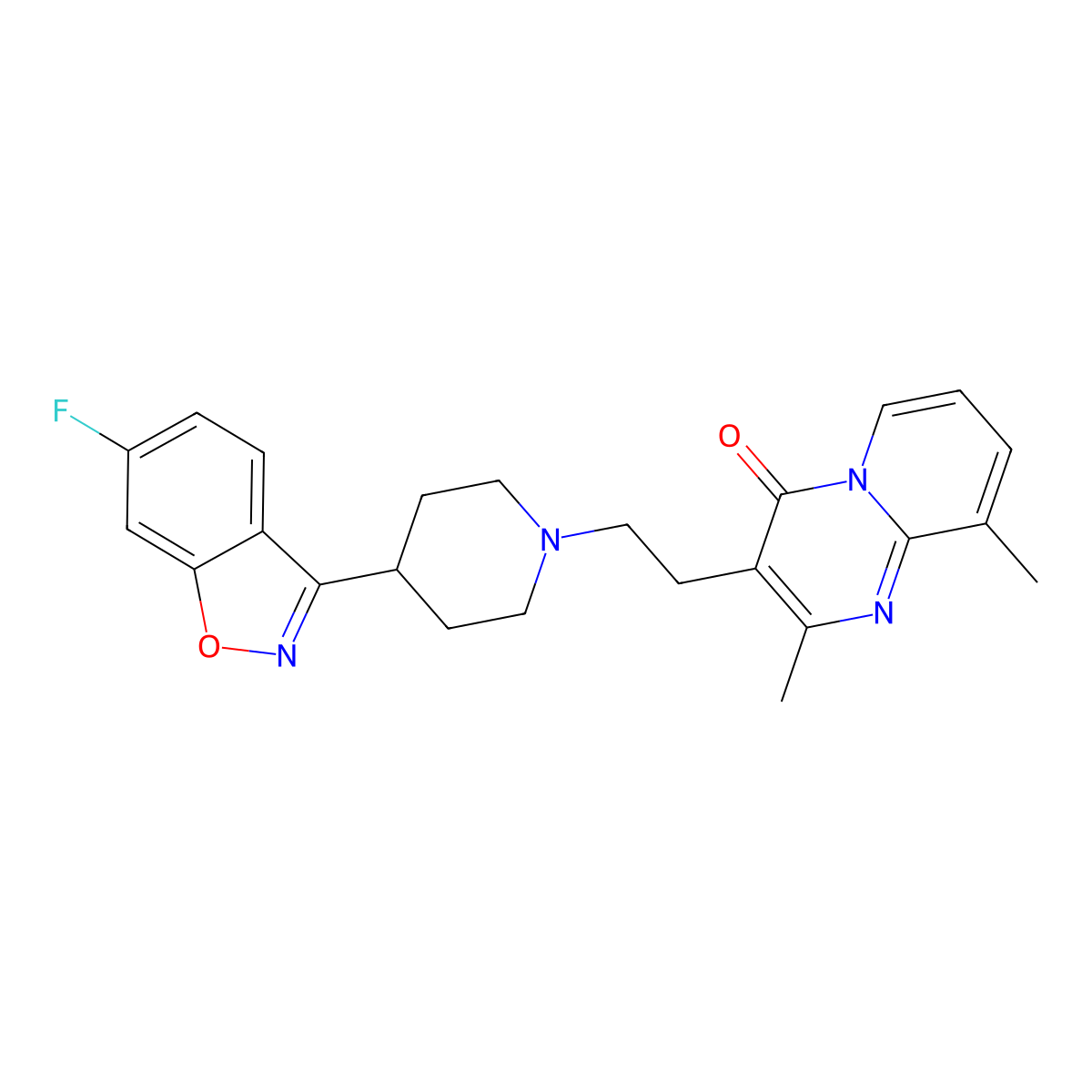Ocaperidone molecular structure, CAS 129029-23-8