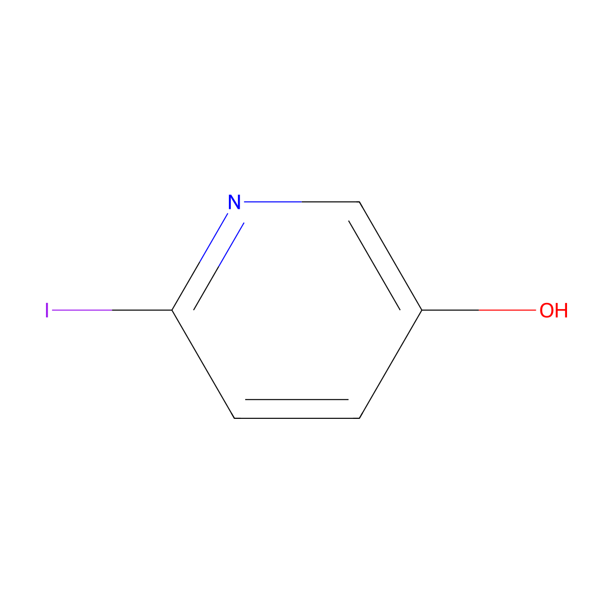 6-Iodopyridin-3-ol molecular structure, CAS 129034-38-4