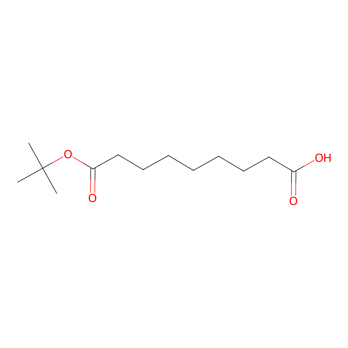 9-(tert-Butoxy)-9-oxononanoic acid molecular structure, CAS 1290540-34-9