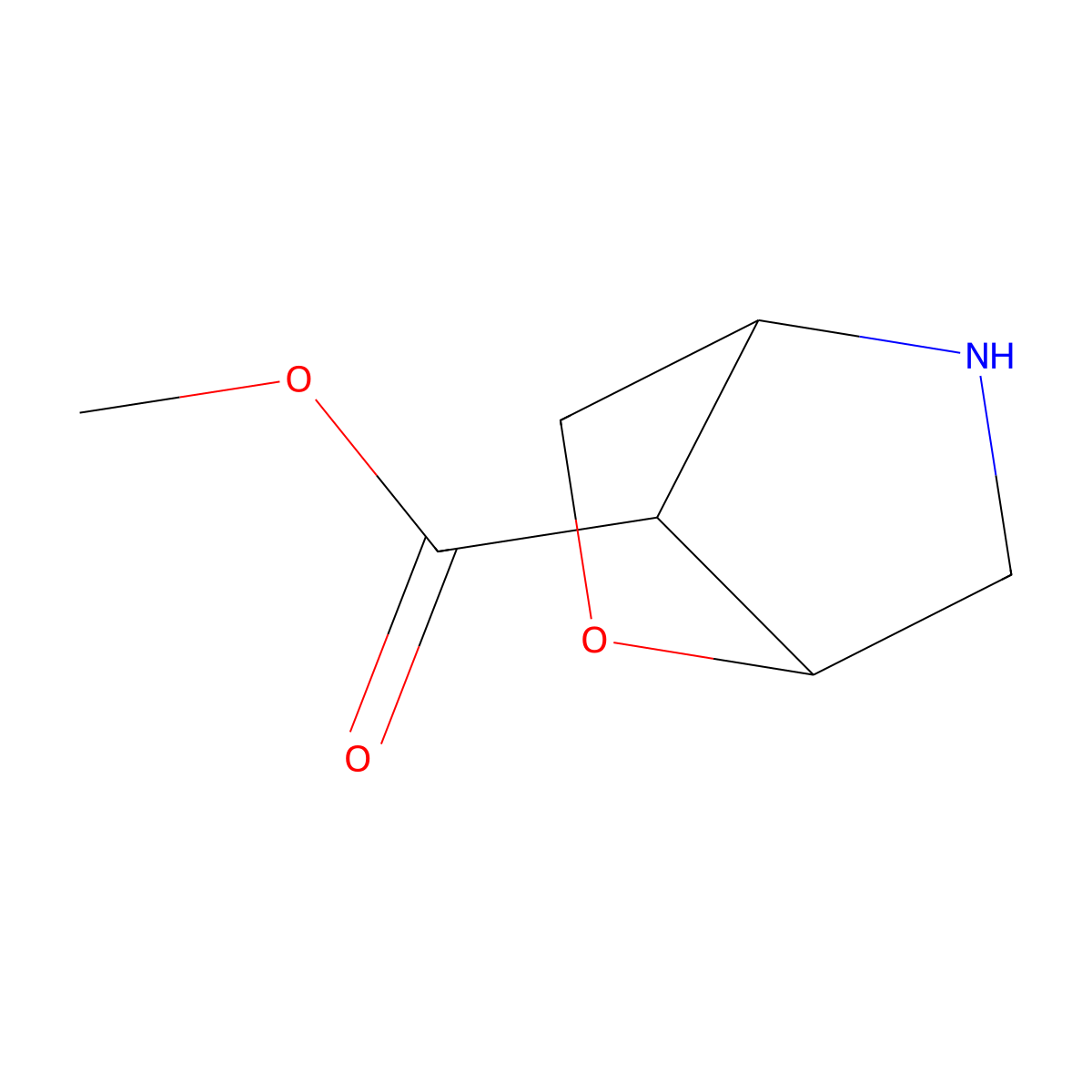 Methyl 2-oxa-5-azabicyclo[2.2.1]heptane-7-carboxylate molecular structure, CAS 1290557-43-5
