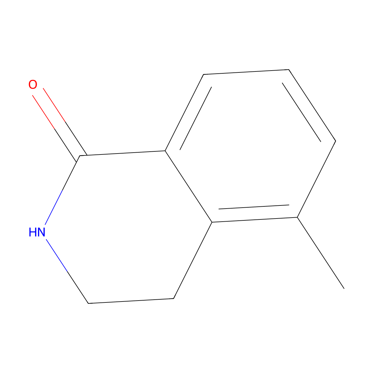 3,4-dihydro-5-methyl-1(2H)-isoquinolinone molecular structure, CAS 129075-56-5