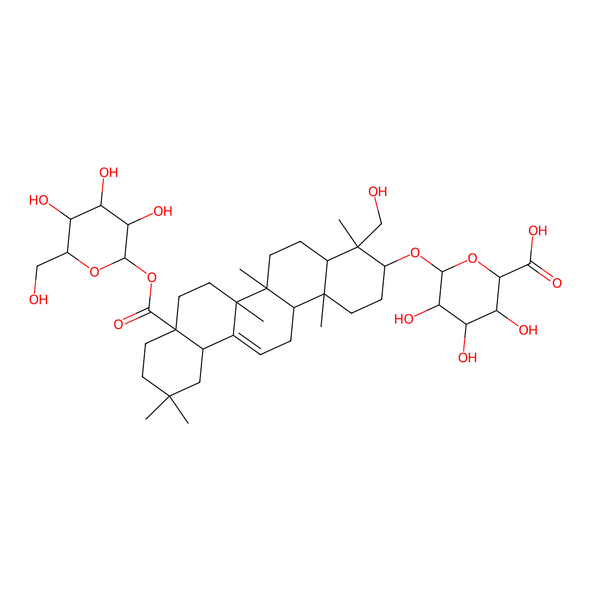 Ilexoside XLVIII molecular structure, CAS 129095-76-7