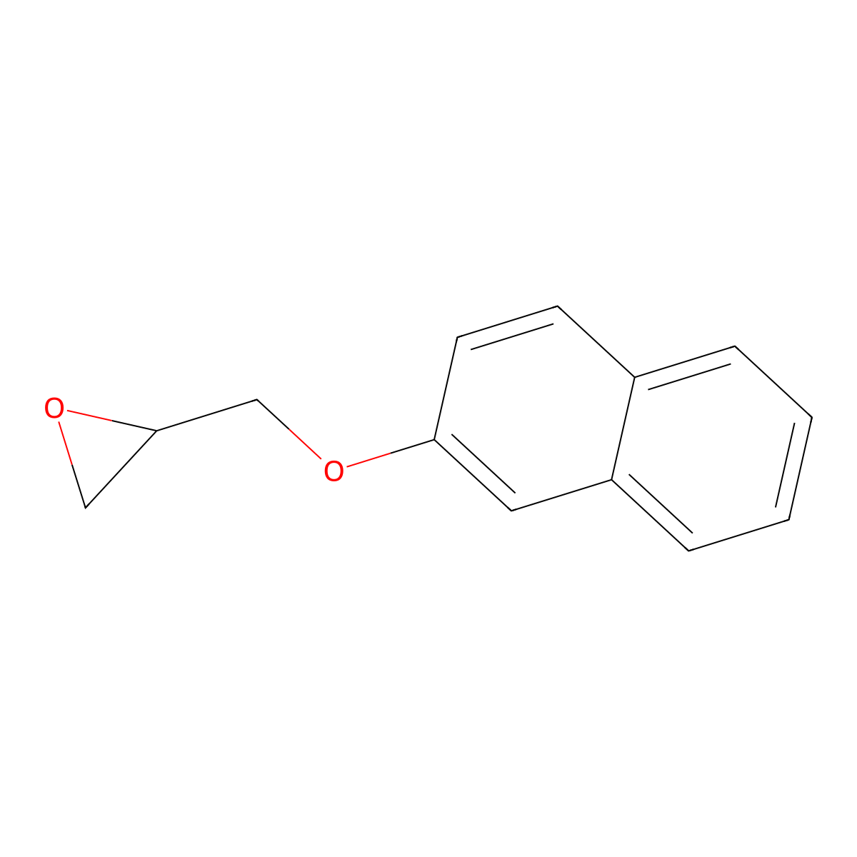 (2r)-2-[(Naphthalen-2-yloxy)methyl]oxirane molecular structure, CAS 129098-62-0