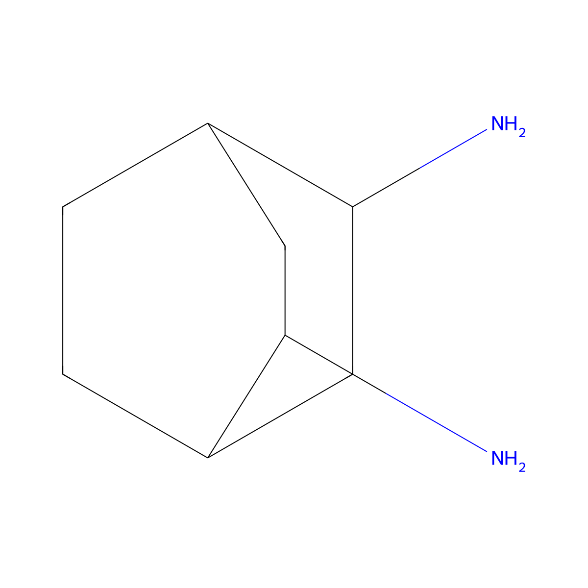 rac-(1R,2R,4R,5R)-bicyclo[2.2.2]octane-2,5-diamine molecular structure, CAS 1291063-15-4
