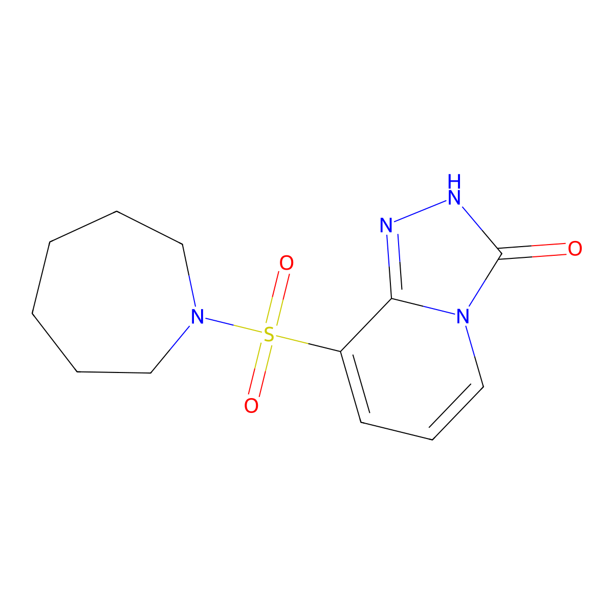 8-(azepan-1-ylsulfonyl)[1,2,4]triazolo[4,3-a]pyridin-3(2H)-one molecular structure, CAS 1291486-98-0