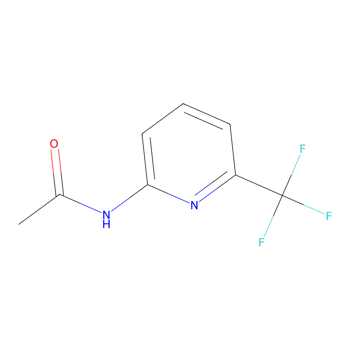 N-(6-(Trifluoromethyl)pyridin-2-yl)acetamide molecular structure, CAS 1291487-27-8