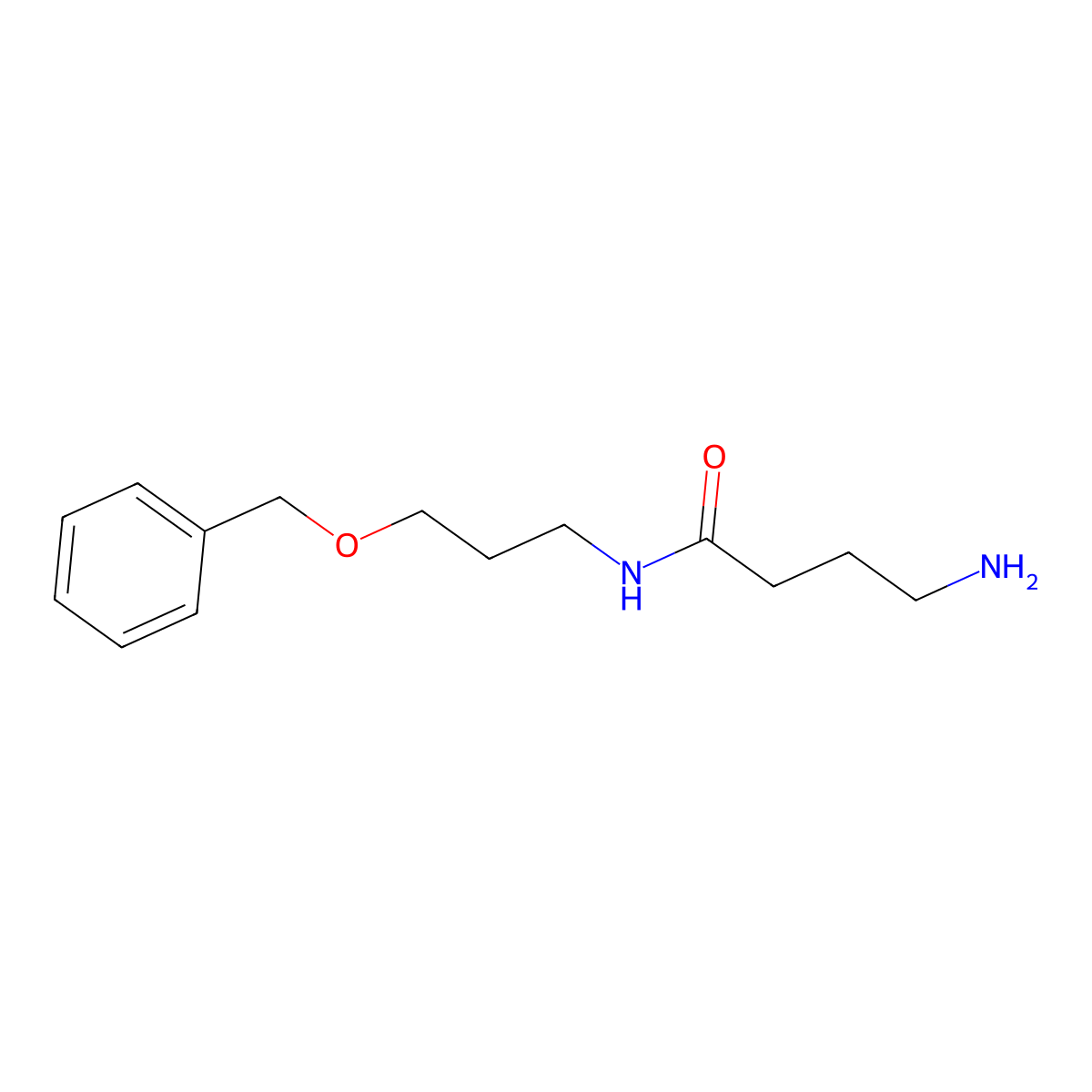 4-Amino-N-(3-benzyloxy-propyl)-butyramide molecular structure, CAS 1291526-70-9