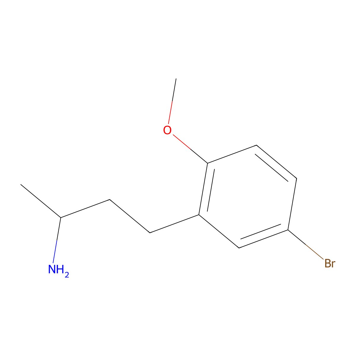 4-(5-Bromo-2-methoxyphenyl)butan-2-amine molecular structure, CAS 1291656-88-6