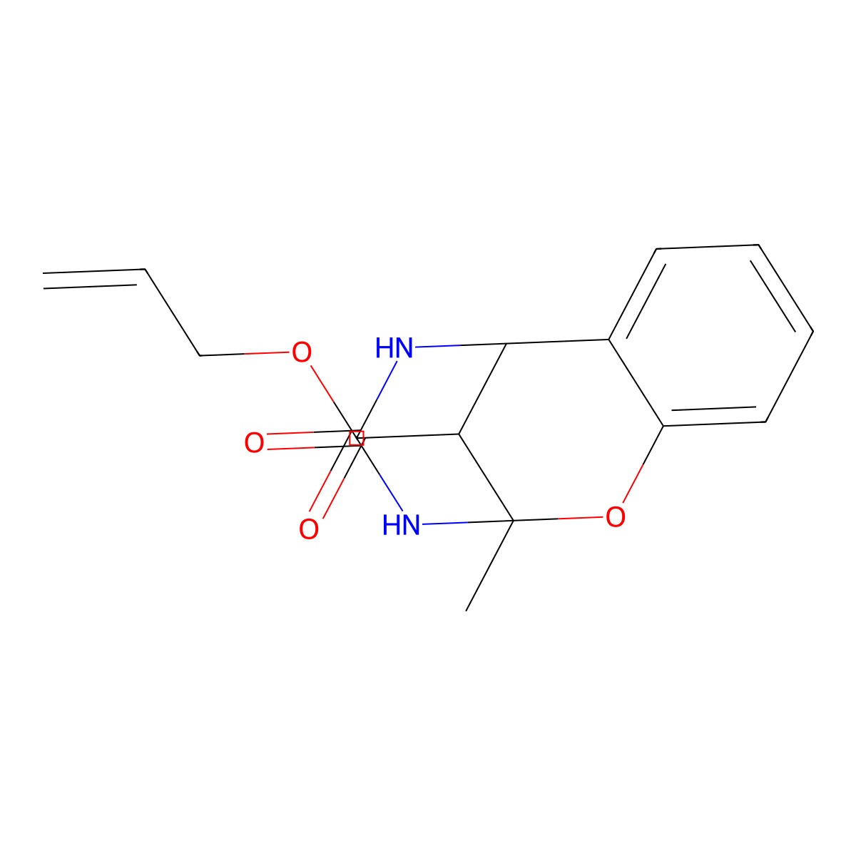 allyl 2-methyl-4-oxo-3,4,5,6-tetrahydro-2H-2,6-methano-1,3,5-benzoxadiazocine-11-carboxylate molecular structure, CAS 1291835-83-0