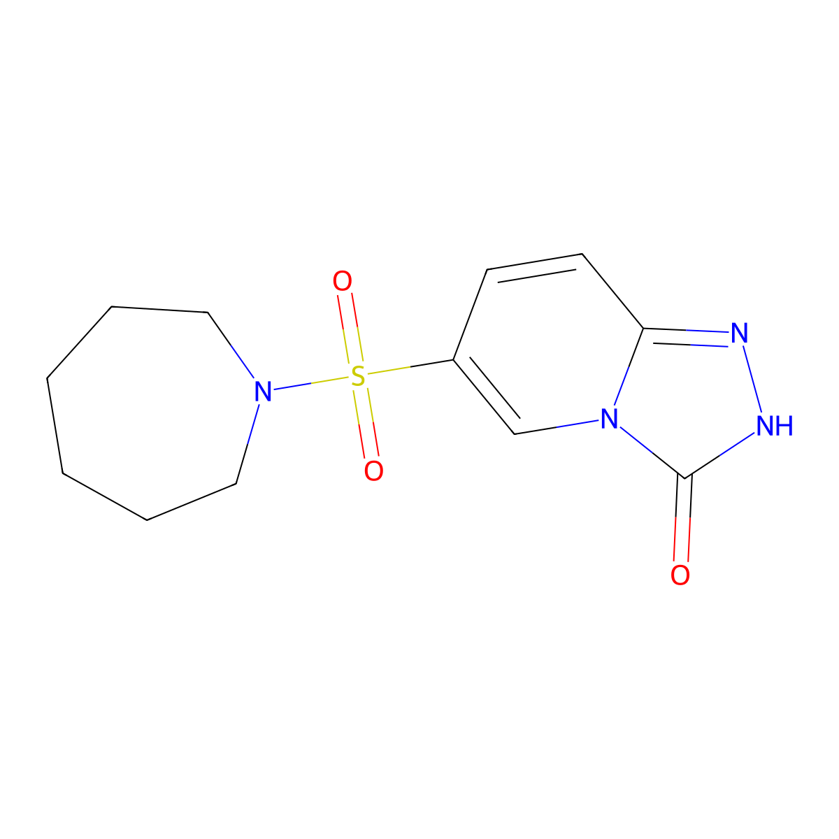 6-(Azepan-1-ylsulfonyl)-[1,2,4]triazolo[4,3-a]pyridin-3(2H)-one molecular structure, CAS 1291855-40-7