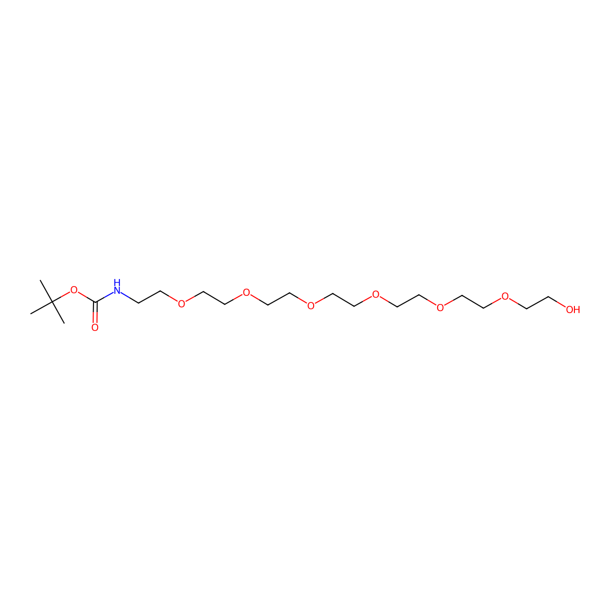 N-Boc-PEG7-alcohol molecular structure, CAS 1292268-13-3