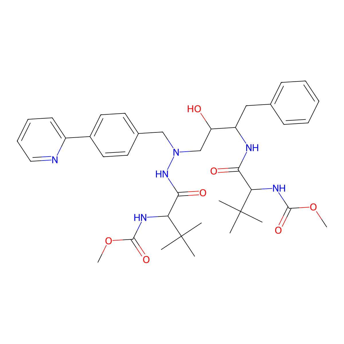 8-epi Atazanavir molecular structure, CAS 1292296-09-3