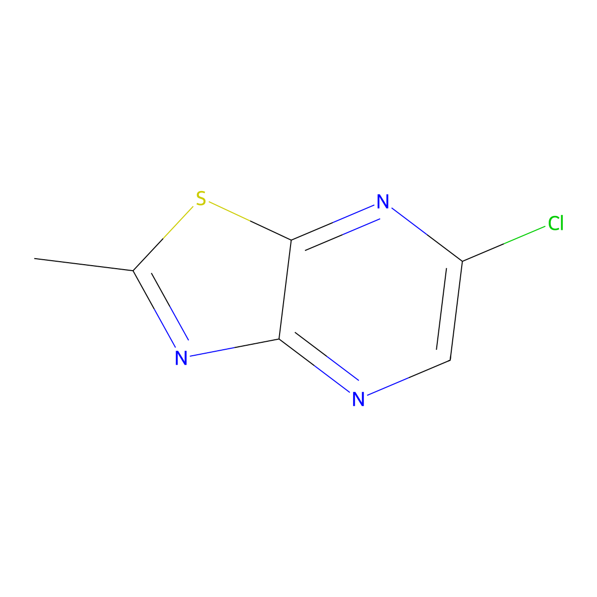 6-Chloro-2-methyl-(1,3)thiazolo(4,5-b)pyrazine molecular structure, CAS 1292369-28-8