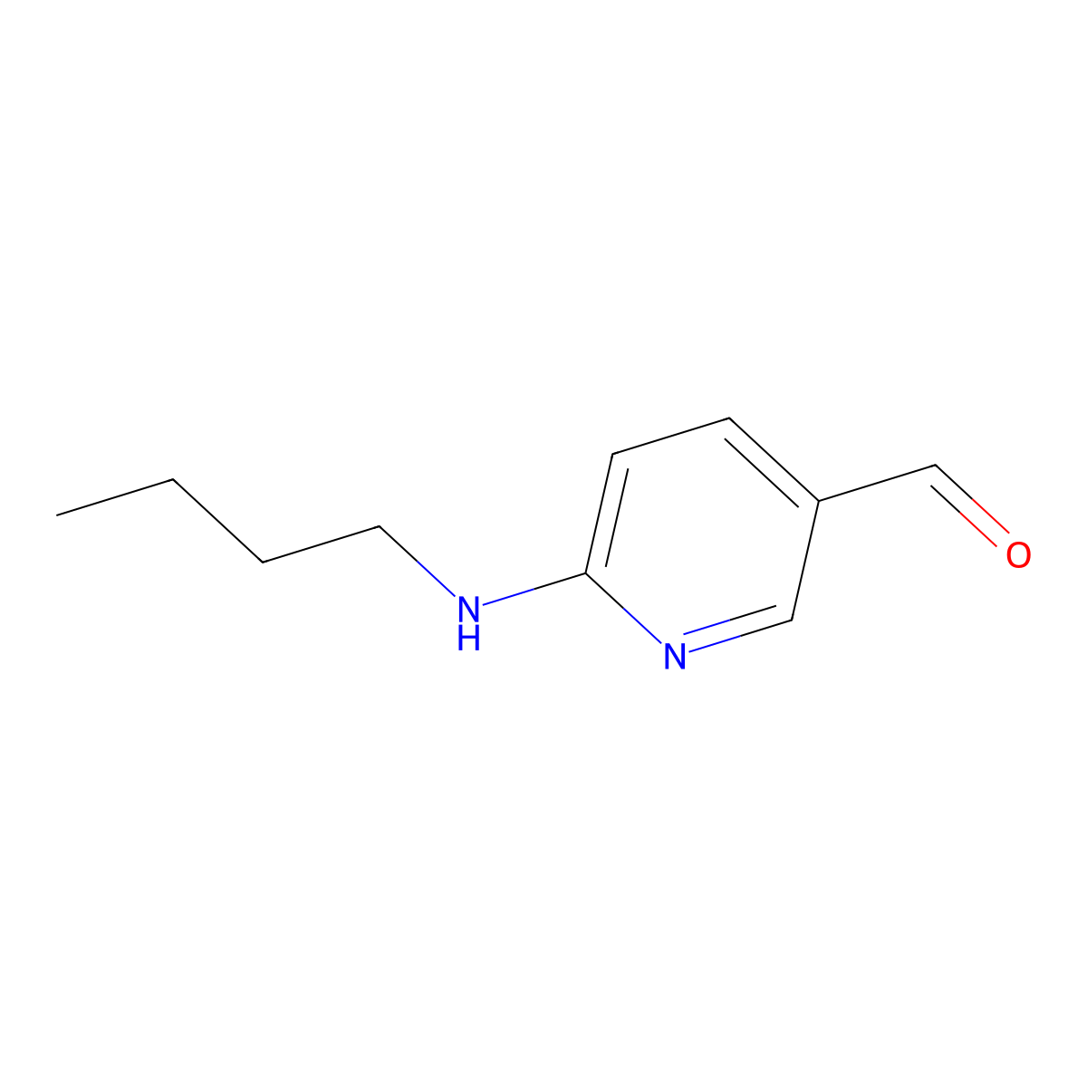 6-(Butylamino)nicotinaldehyde molecular structure, CAS 1292369-52-8