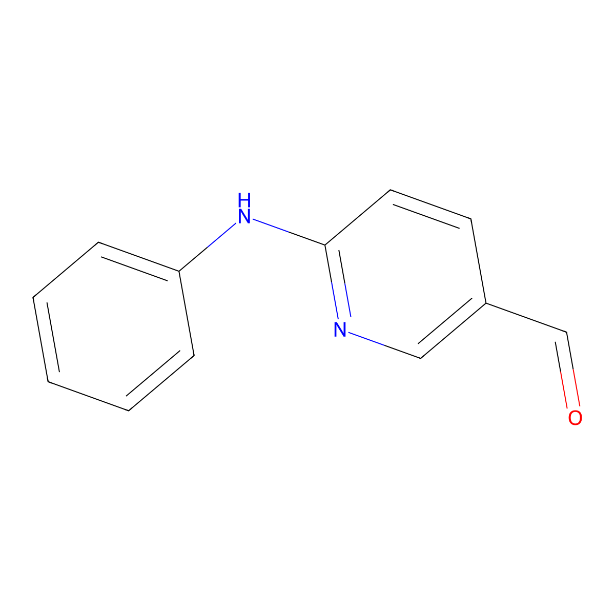 6-(Phenylamino)nicotinaldehyde molecular structure, CAS 1292370-14-9