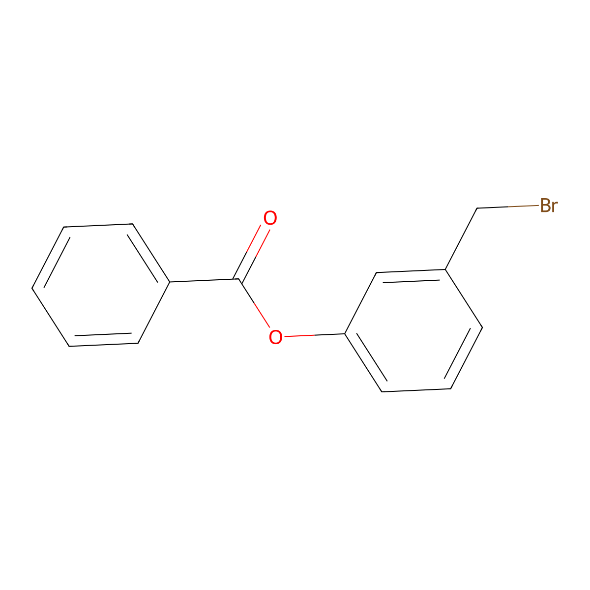 3-(Bromomethyl)phenyl benzoate molecular structure, CAS 129250-89-1