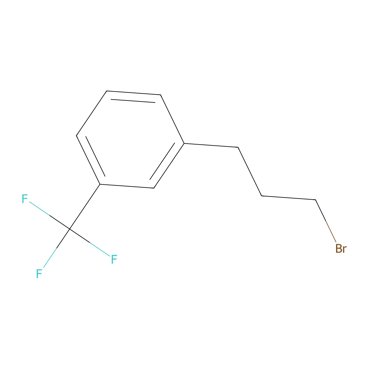 1-(3-Bromopropyl)-3-(trifluoromethyl)benzene molecular structure, CAS 129254-76-8