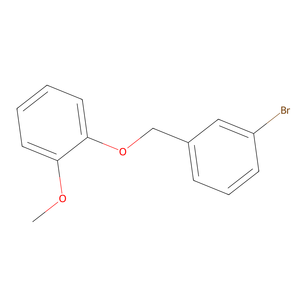 3-Bromobenzyl-(2-methoxyphenyl)ether molecular structure, CAS 1292667-87-8