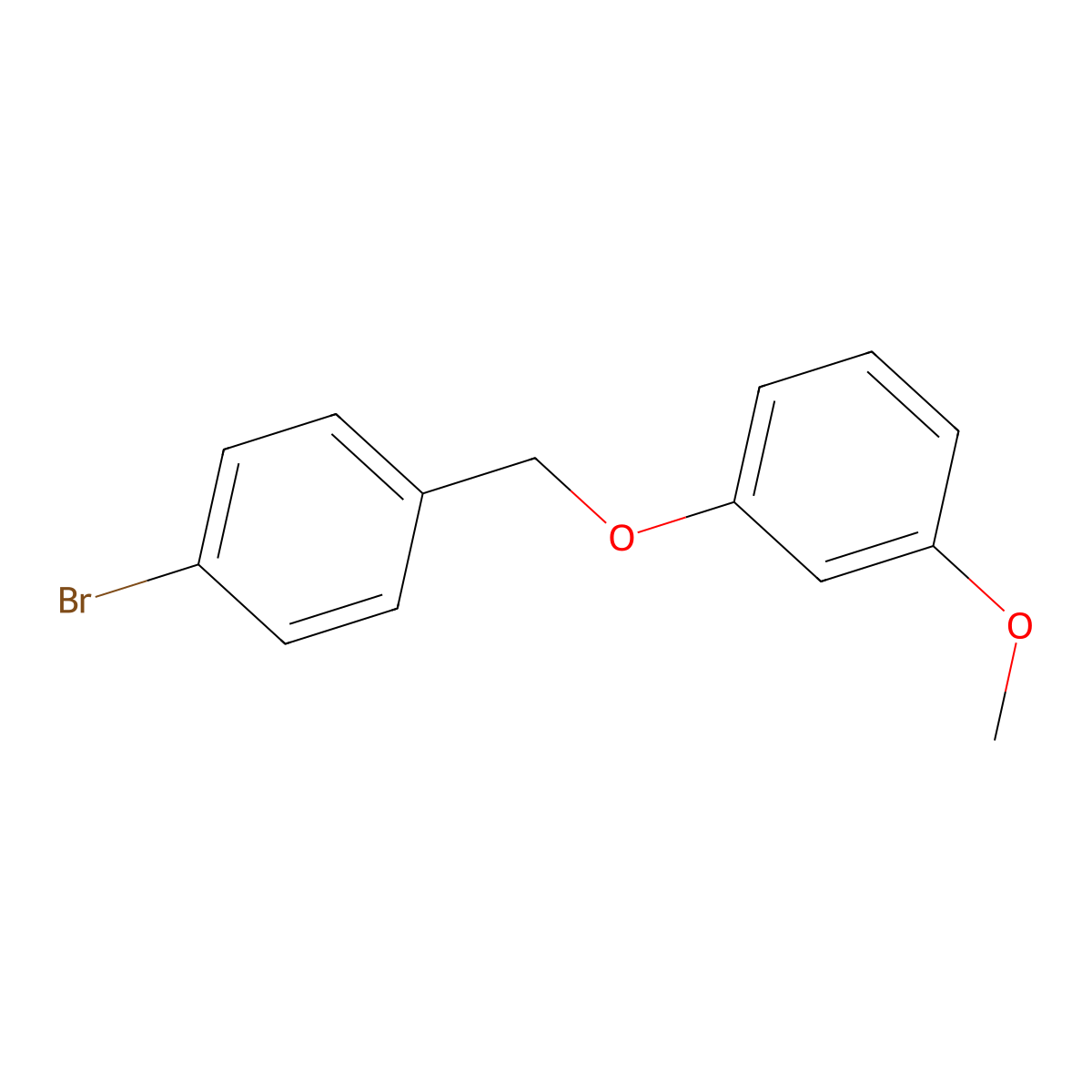 4-Bromobenzyl-(3-methoxyphenyl)ether molecular structure, CAS 1292668-04-2