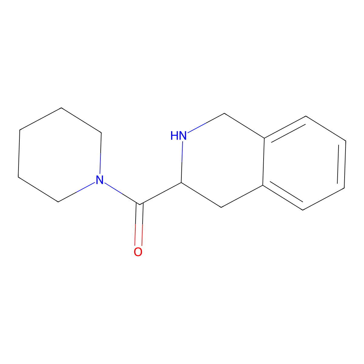 (3R)-3-(piperidine-1-carbonyl)-1,2,3,4-tetrahydroisoquinoline molecular structure, CAS 1292747-01-3