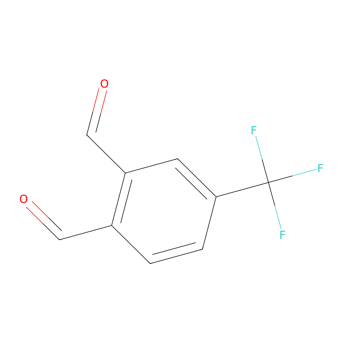 4-(Trifluoromethyl)phthalaldehyde molecular structure, CAS 1292794-18-3