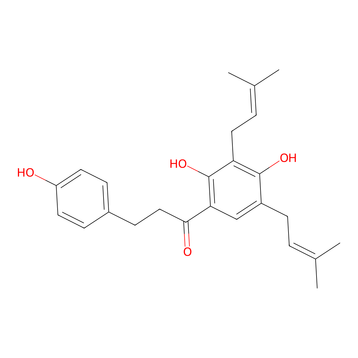 Gancaonin J molecular structure, CAS 129280-37-1