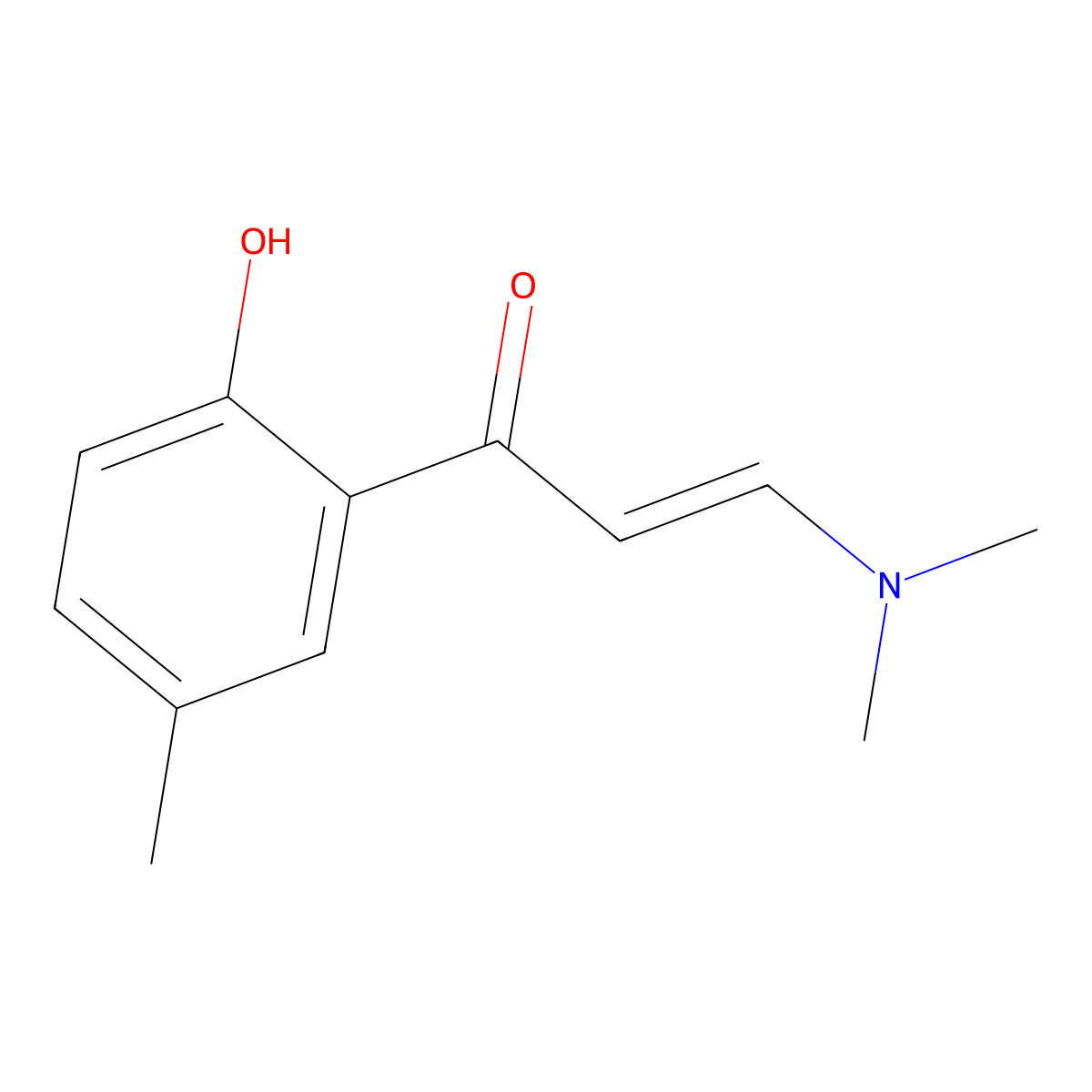 3-(Dimethylamino)-1-(2-hydroxy-5-methylphenyl)prop-2-EN-1-one molecular structure, CAS 1292814-70-0