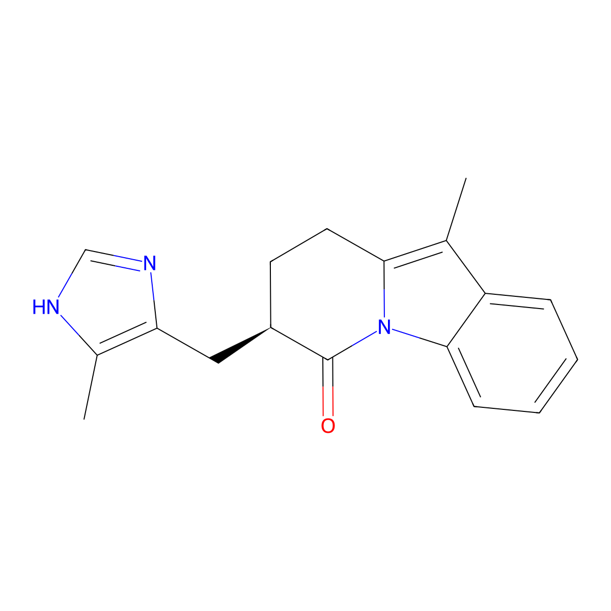 Fabesetron molecular structure, CAS 129300-27-2