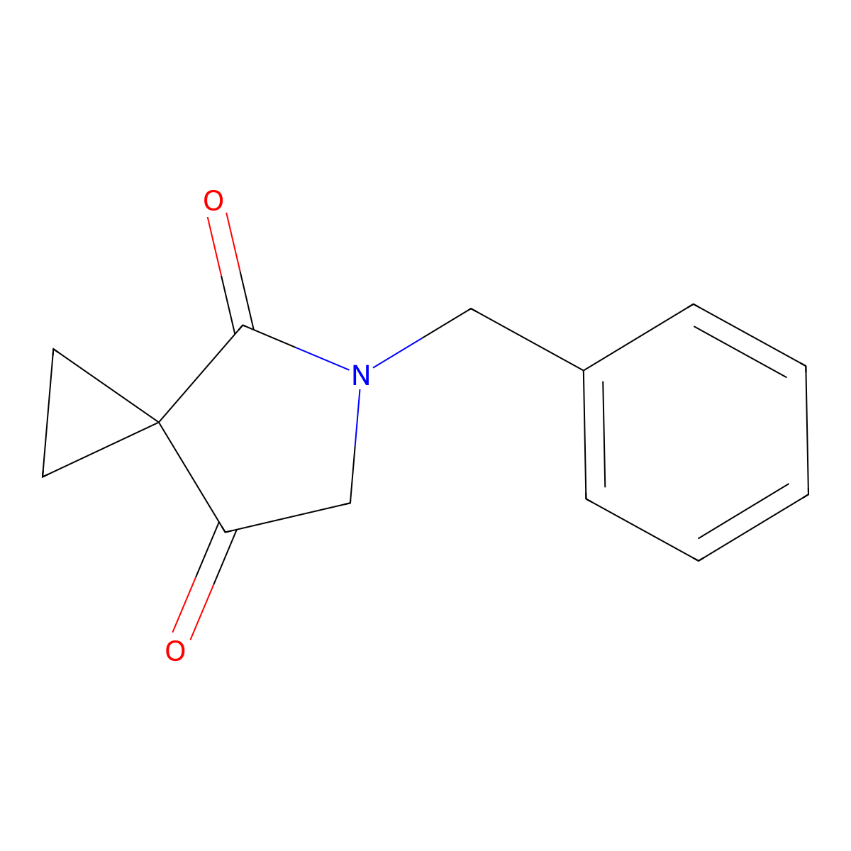 5-Benzyl-5-azaspiro[2.4]heptane-4,7-dione molecular structure, CAS 129306-04-3