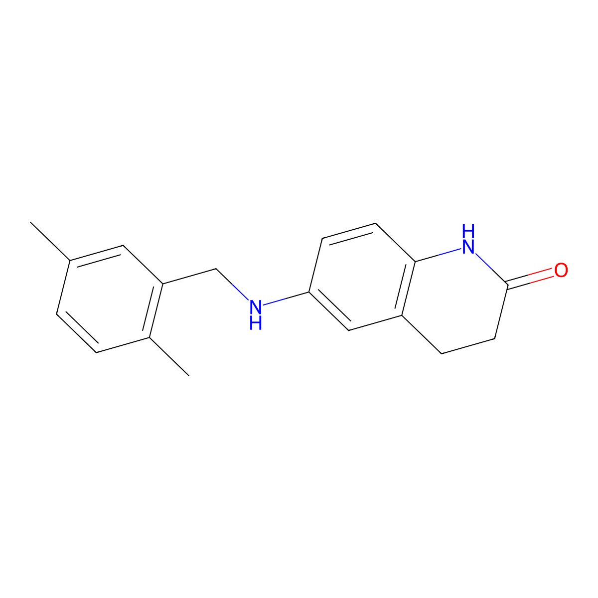 6-{[(2,5-Dimethylphenyl)methyl]amino}-1,2,3,4-tetrahydroquinolin-2-one molecular structure, CAS 1293110-78-7