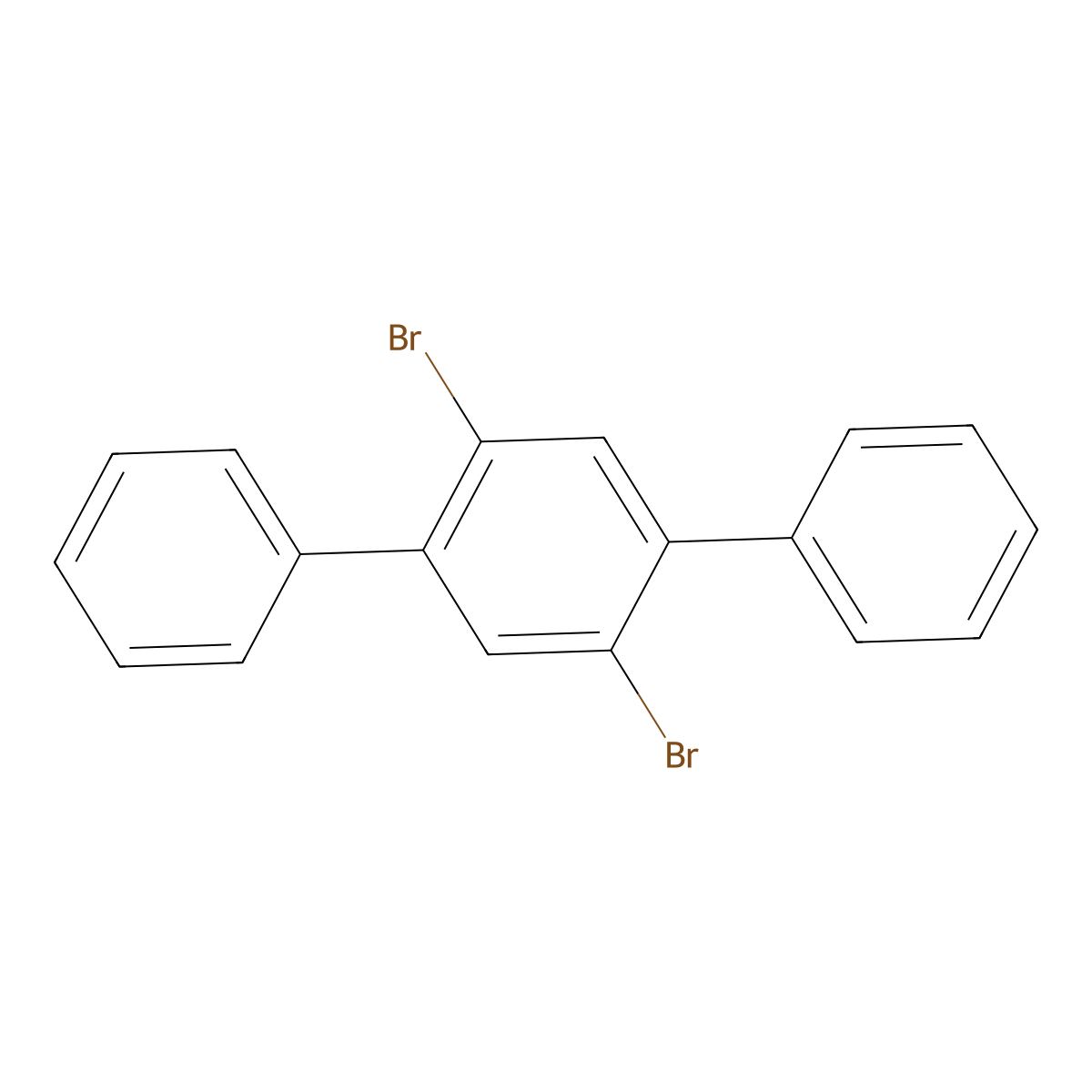 1,4-Di-bromo-2,5-diphenylbenzene molecular structure, CAS 1293386-03-4