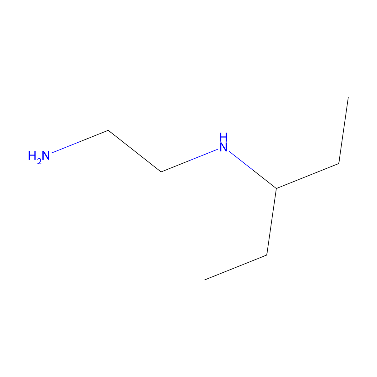 (2-Aminoethyl)(pentan-3-yl)amine molecular structure, CAS 129394-14-5