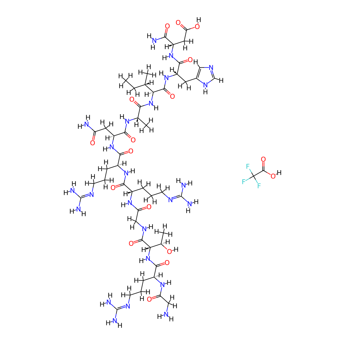 PKI (14-24)amide TFA molecular structure, CAS 1293946-39-0