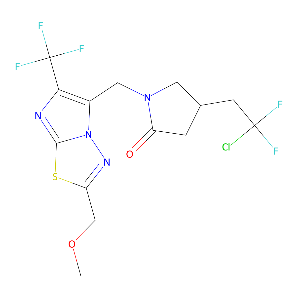 Padsevonil molecular structure, CAS 1294000-61-5