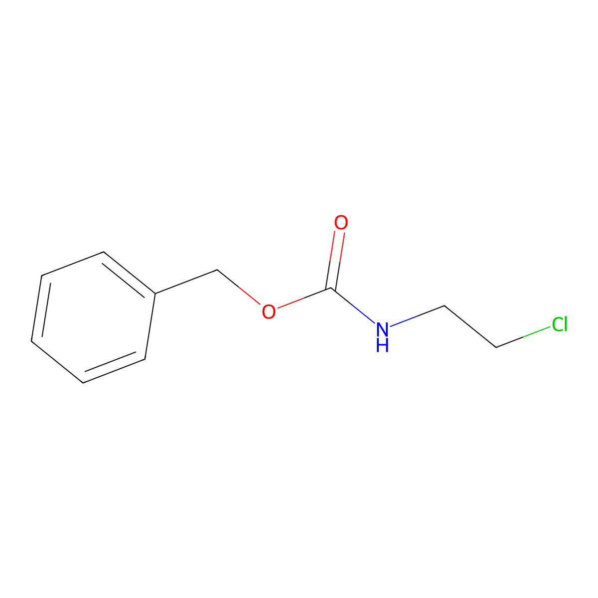 benzyl N-(2-chloroethyl)carbamate molecular structure, CAS 129414-33-1