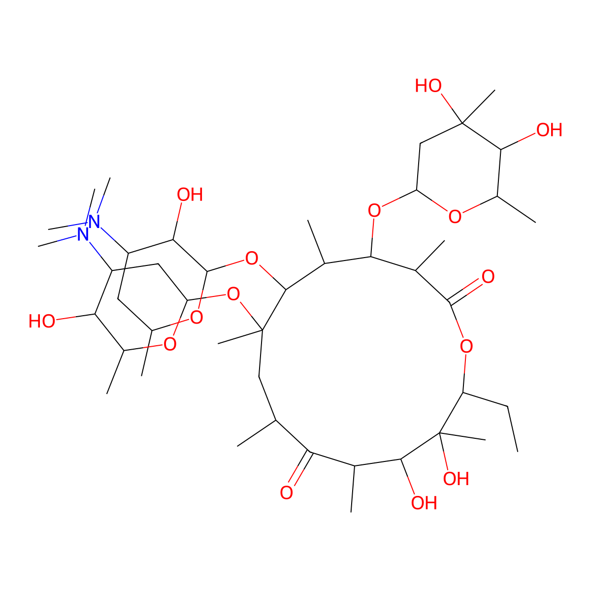 Megalomicin A molecular structure, CAS 129428-69-9