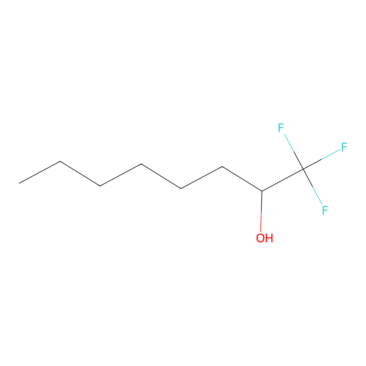 (S)-1,1,1-Trifluorooctan-2-ol molecular structure, CAS 129443-08-9