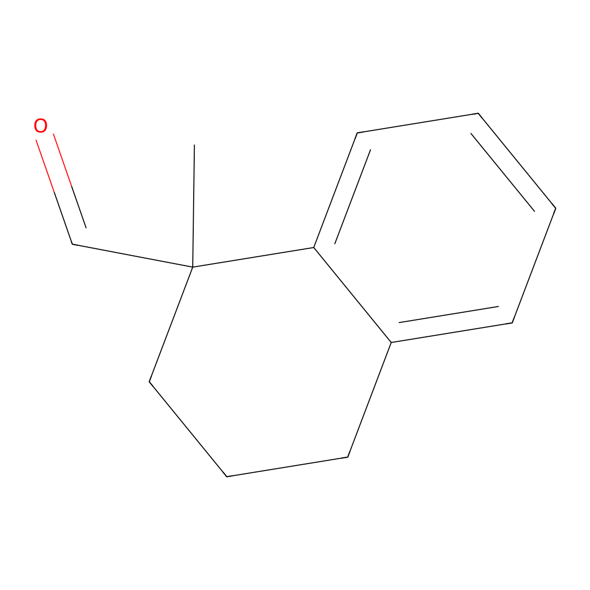 1-Methyl-1,2,3,4-tetrahydronaphthalene-1-carbaldehyde molecular structure, CAS 129479-86-3
