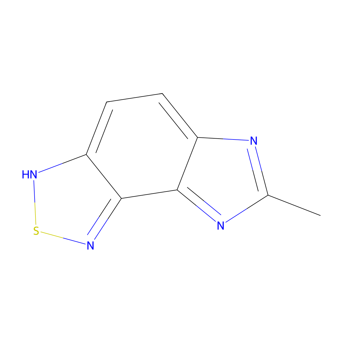 7-Methyl-8H-imidazo[4,5-E][2,1,3]benzothiadiazole molecular structure, CAS 129485-68-3
