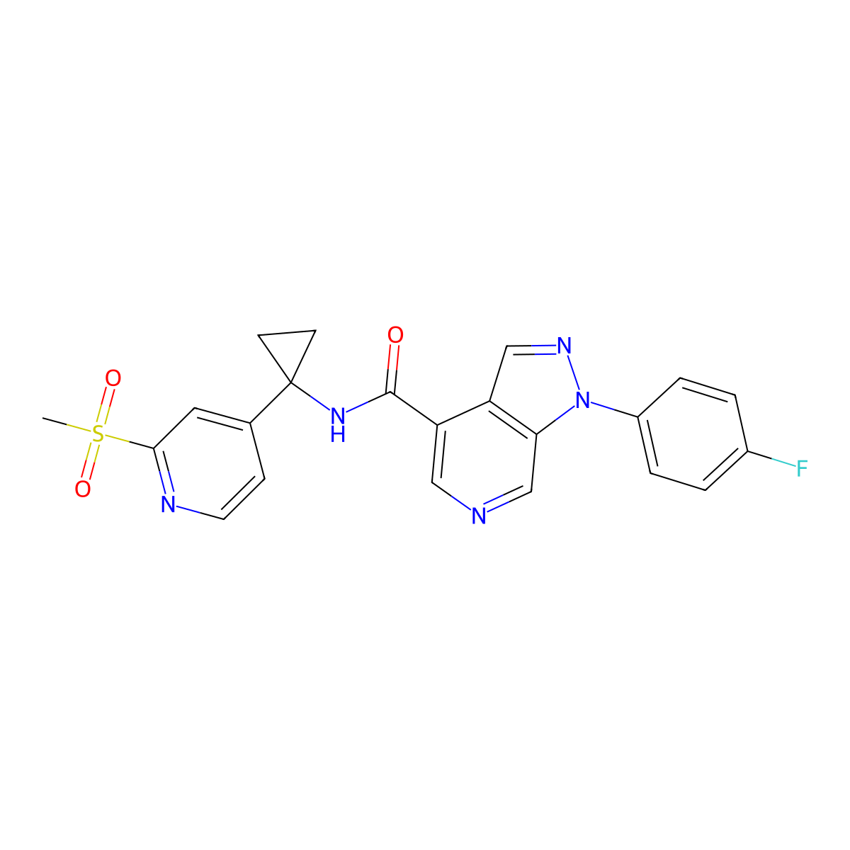 CCR1 antagonist 8 molecular structure, CAS 1295298-26-8
