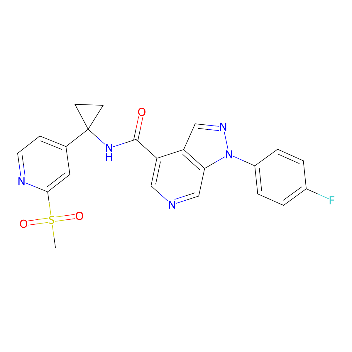 CCR1 antagonist 8 molecular structure, CAS 1295298-26-8