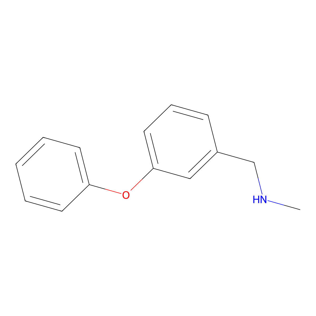 N-Methyl-3-phenoxybenzylamine molecular structure, CAS 129535-78-0