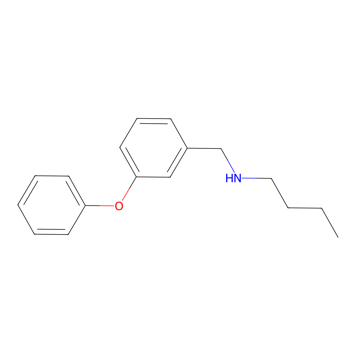 Butyl[(3-phenoxyphenyl)methyl]amine molecular structure, CAS 129535-82-6