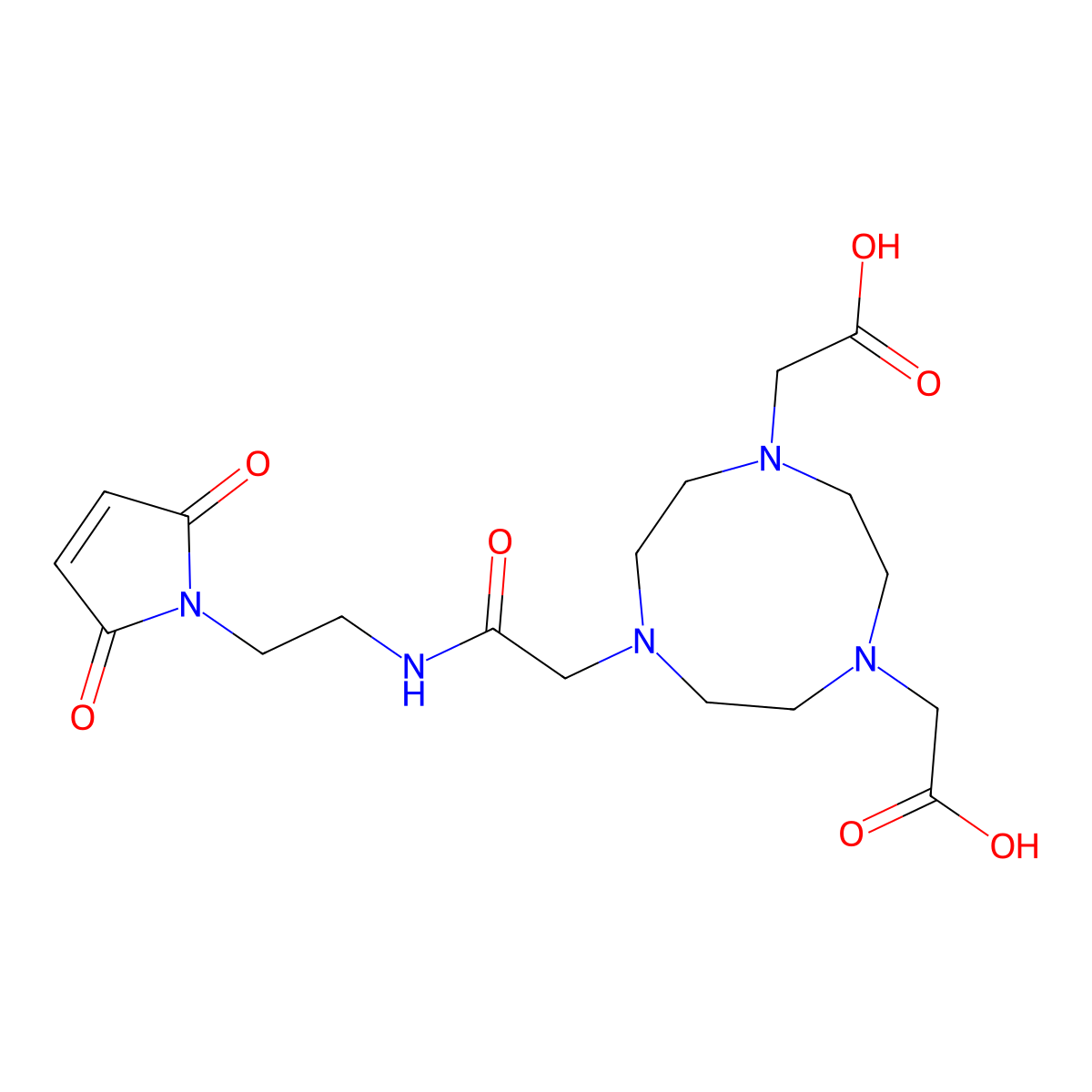 Maleimide-NOTA molecular structure, CAS 1295584-83-6